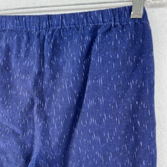 EILEEN FISHER Pants PS Petite Ikat Organic Cotton Droplet Ankle Tapered Blue - Picture 6 of 16